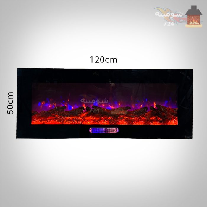 شومینه برقی اماده 120 گرما دار - تصویر 1