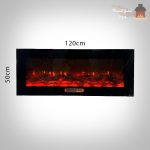 شومینه برقی اماده 120 گرما دار - تصویر 3